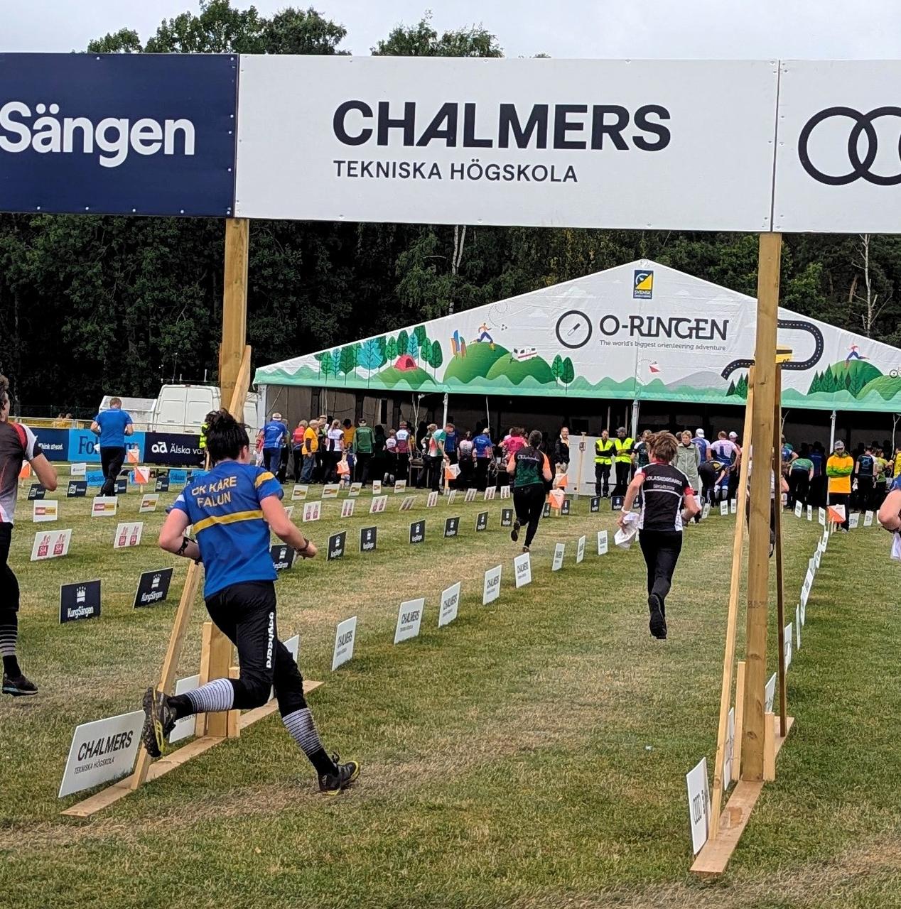 My institution, Chalmers, was the main sponsor of O-Ringen 2026