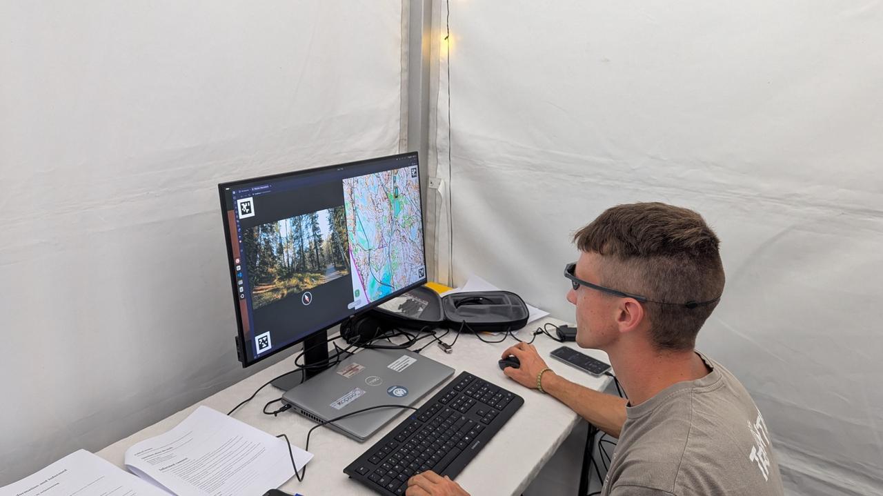 Scientific experiment with eye-tracking at O-Ringen 2026